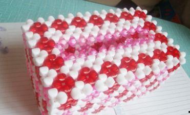 串珠子纸巾盒教程视频,轻松制作时尚家居小物