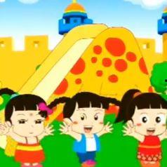 滑滑梯儿歌视频,童趣盎然，快乐成长